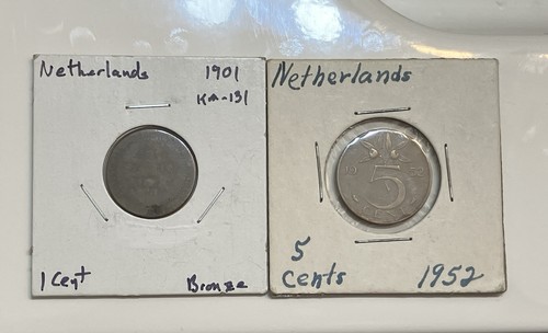 1901 netherlands cent - netherlands, 1952