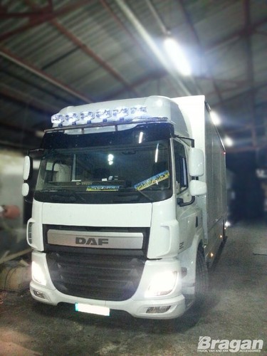 Visor light bar - oval, spots