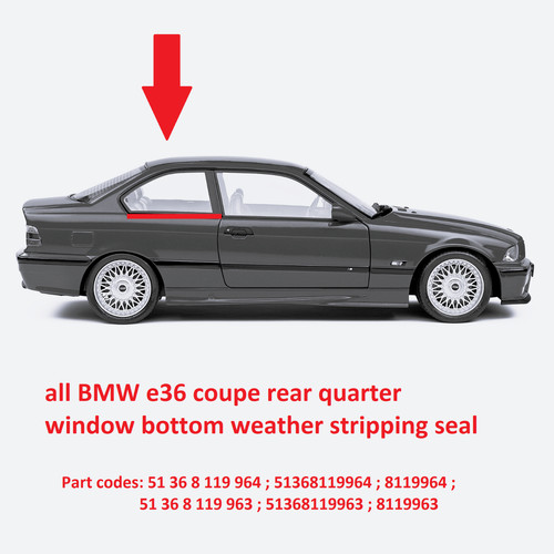 All bmw e36 - coupe, rear