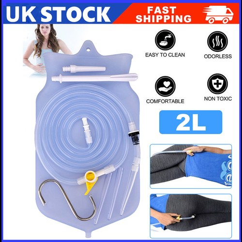 Enema system kit douche bag - douche,