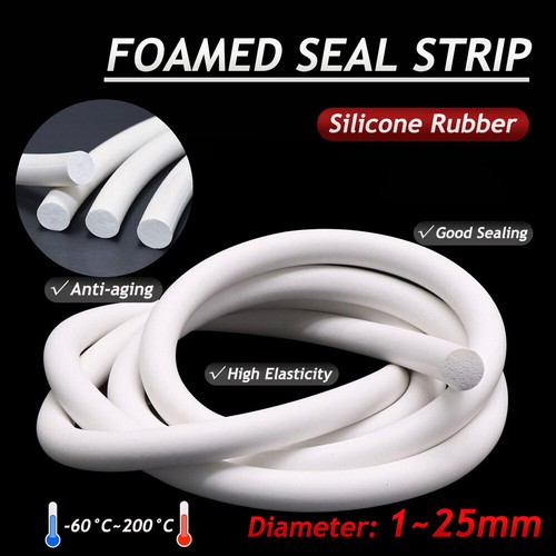 Silicone rubber round - rubber, sponge