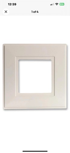 White finger plate - finger, light