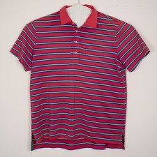 Ralph Lauren RLX Multicolour Striped Pocketed Short Sleeve Golf Polo XXL