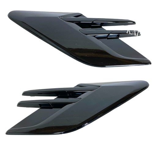 Black side vents gloss - vents,