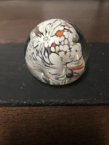 Vintage glass dome paperweight - vintage,