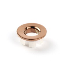 Chrome Sink Overflow Ring Bathroom Basin Round Hole Cover Washbasin Decor