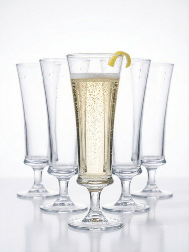 370ml fluted champagne glass - fluted,