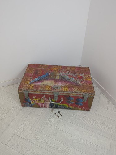Antique steamer trunk hand - antique,