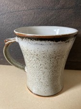 Glazed Varying Shades of Brown Stoneware Pottery  Mug