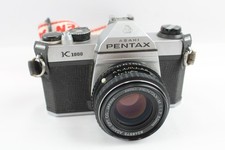 Pentax K1000 Vintage SLR Film Camera Mechanically Working w/ 50mm F/1.7 Lens