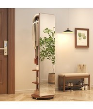 Full Length Mirror with Coat