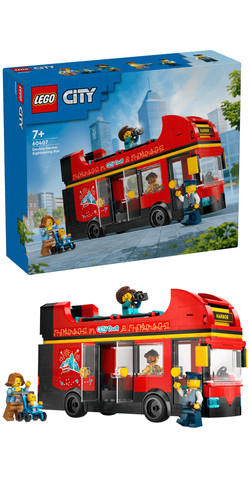 Lego city red double decker - lego,