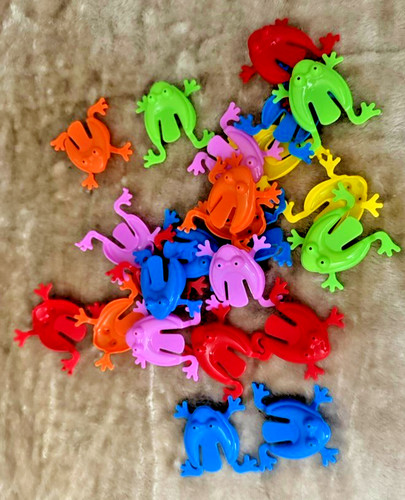 Jumping frog game - frog, toys