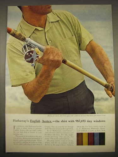 1961 hathaway aertex shirts - 1961,