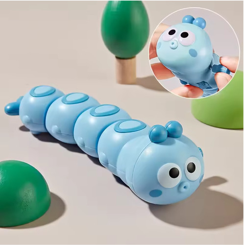 Funny colorful animals worm - funny,