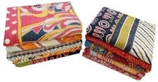 Vintage Reversible Kantha Quilt Wholesale Lot of 20 Pc Throw Blanket Indian Quil