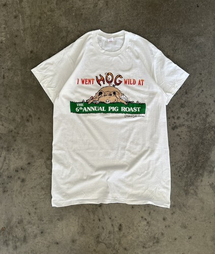 Vintage 70s 80s hog pig - vintage, roast