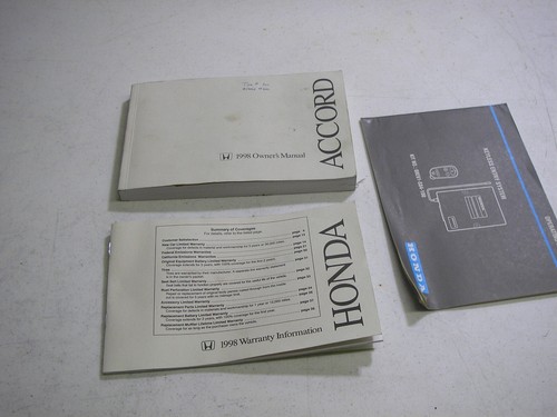 1998 honda accord owners - honda,