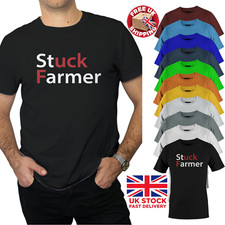 Stuck Farmer Mens T-Shirt A