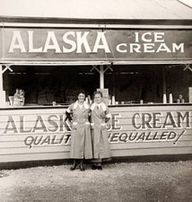 Stall Selling Alaska Ice Cream