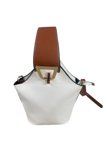 White pebbled faux leather - white,