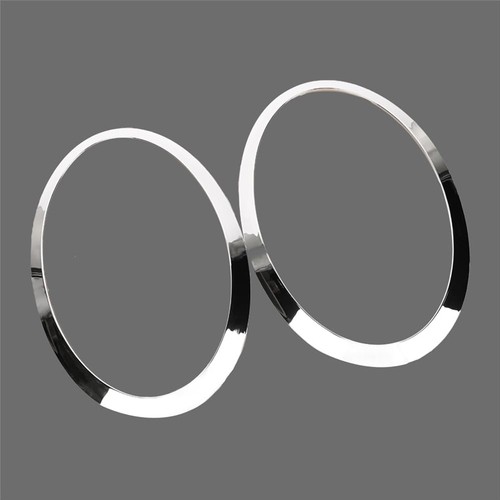 Chrome front headlight trim - 2x,
