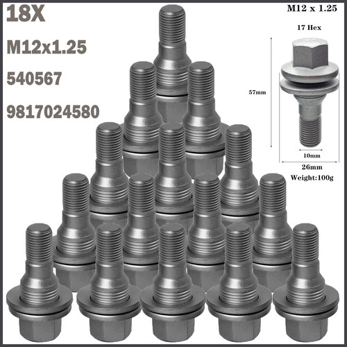 18x wheel bolts - 18x,