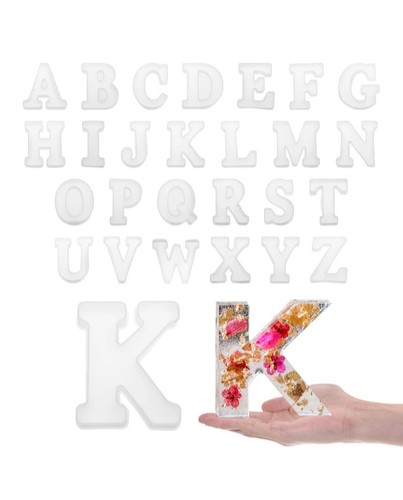26pcs large letter resin - large,