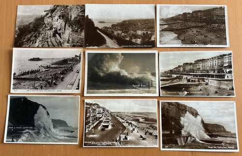 Hastings sussex vintage rppc - hastings,