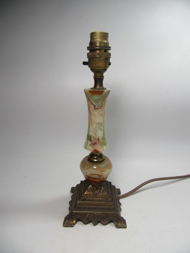 Vintage onyx and brass table - vintage,