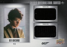 James Bond Villains & Henchman, Whishaw Bonded Materials Dual Relic Card BM-32