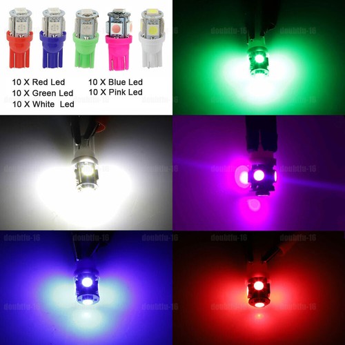 10pcs t10 194 168 - 10pcs, 5050