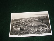 VINTAGE POSTCARD WESTON SUPER MARE SAND BAY CARAVAN PARKS SITE FROM MONK'S REST