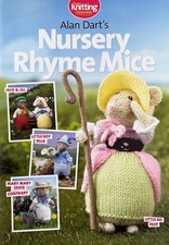 ALAN DART NURSERY RHYME MICE KNITTING PATTERN COLLECTION - A5 SIZE BOOKLET