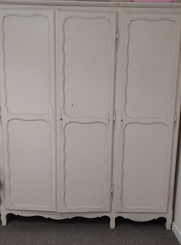 Vintage painted wardrobe - vintage,