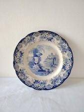 John Ridgway Ironstone Blue And White Plate