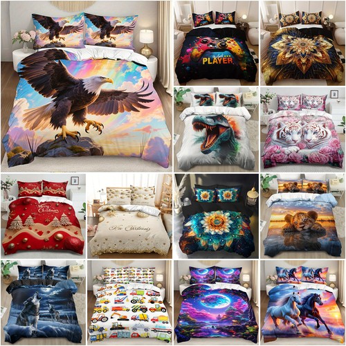 Eagle horse tiger - horse, duvet