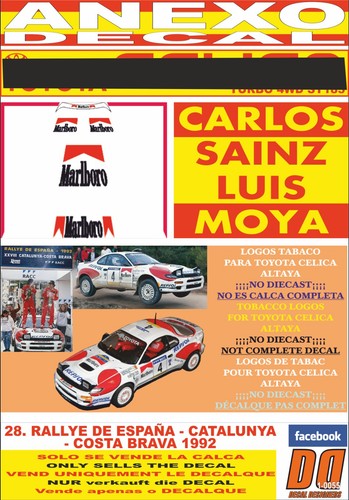 Anexo decal toyota celica - decal,