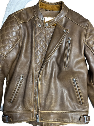 Goldtop leather motorcycle - goldtop,