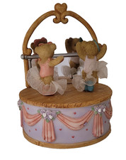 Cherished Teddies Ballerina Music Box Plays Fur Elise Avon Exclusive 118068