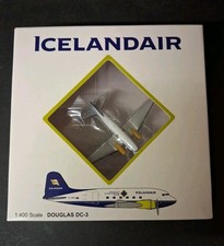 Aeroclassics Icelandair Douglas DC-3 1:400 TF-NPK 60th Anniversary Exclusive