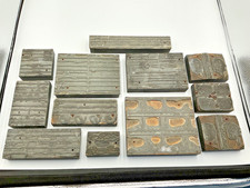 Vintage  Zinc Printing Blocks-