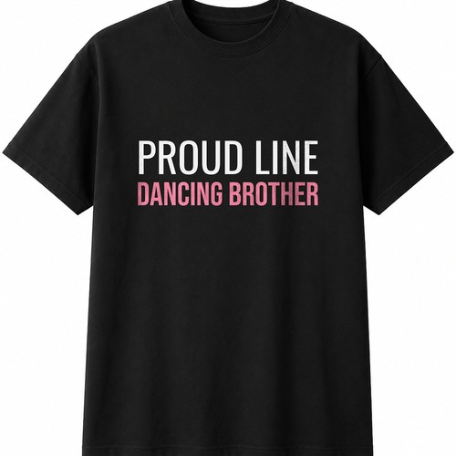 Proud line dancing brother - line,