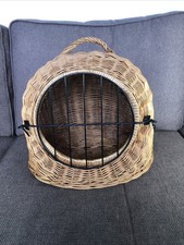 Vintage Wicker Pet Carrier