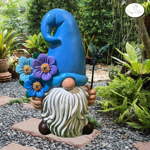 Garden gnome large solar - garden,