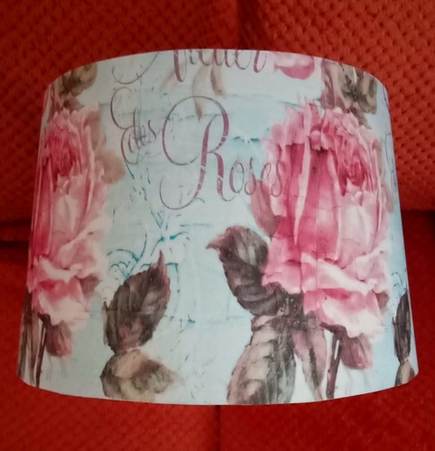 Shabby chic roses - chic, lamp