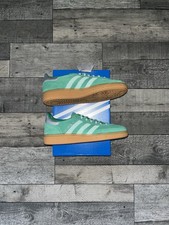 Size UK 6 | US 7.5 - Adidas Handball Spezial Court Green Clear Mint Gum W - BNIB