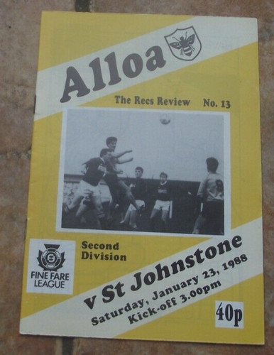 1987 alloa athletic - (jan),