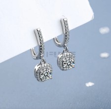 Women's Square Moissanite Long