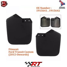 FOR FORD TRANSIT CUSTOM FRONT LEFT AND RIGHT SET MUDFLAPS MUD FLAP PAIR 2012 ON